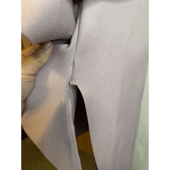 ELLIAT Reception Ruffle Midi Dress Lilac Pink Structured Formal Party S/M READ - Picture 9 of 12